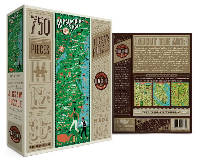 Appalachian Trail Puzzle - Grasshopper Shop of Rockland